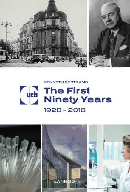 Picture showing the book about the first 90 years of UCB